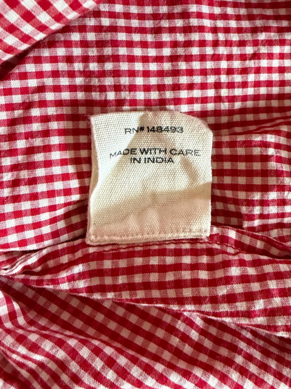 DOEN Cerise Paris Gingham Luella Short XS - Picture 6 of 6